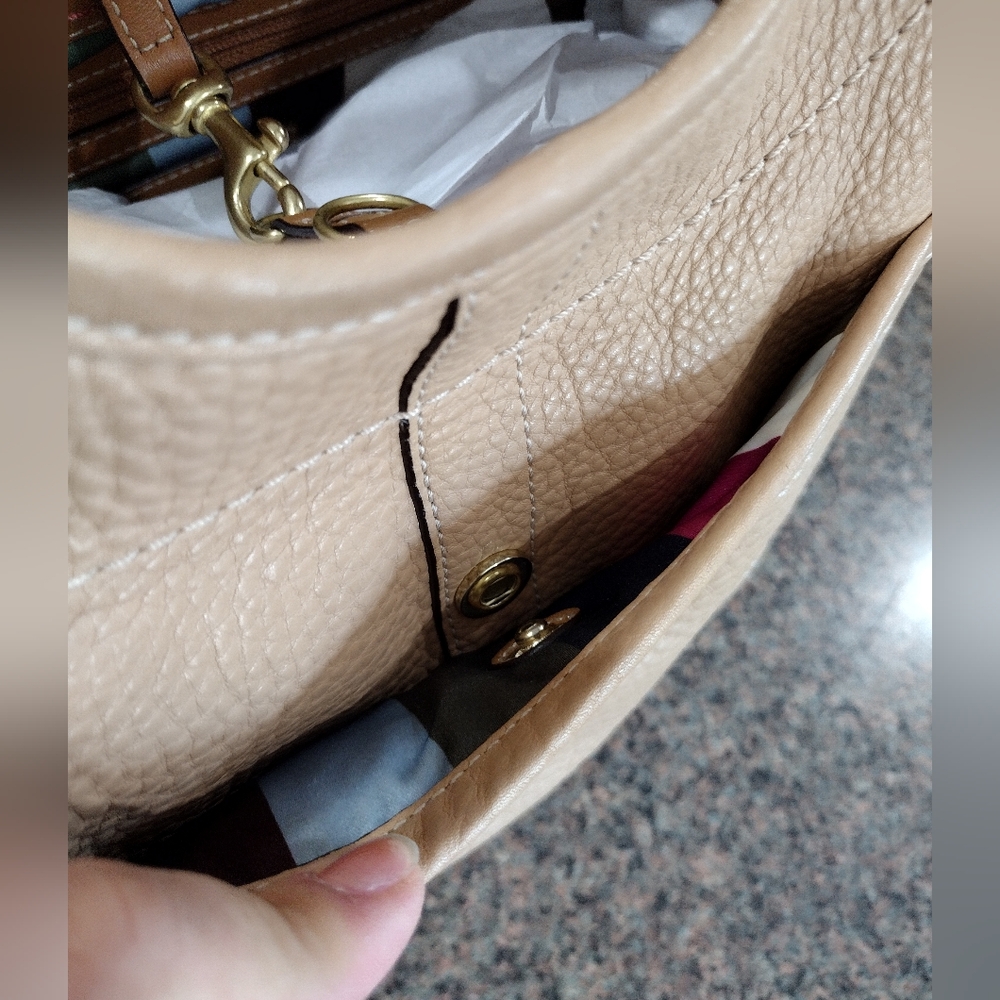 COACH Legacy Pebble Leather Ergo Tote - Picture 13 of 17